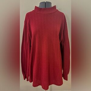 BloomChic Red Cowl Neck Sweater Plus Size 18-20